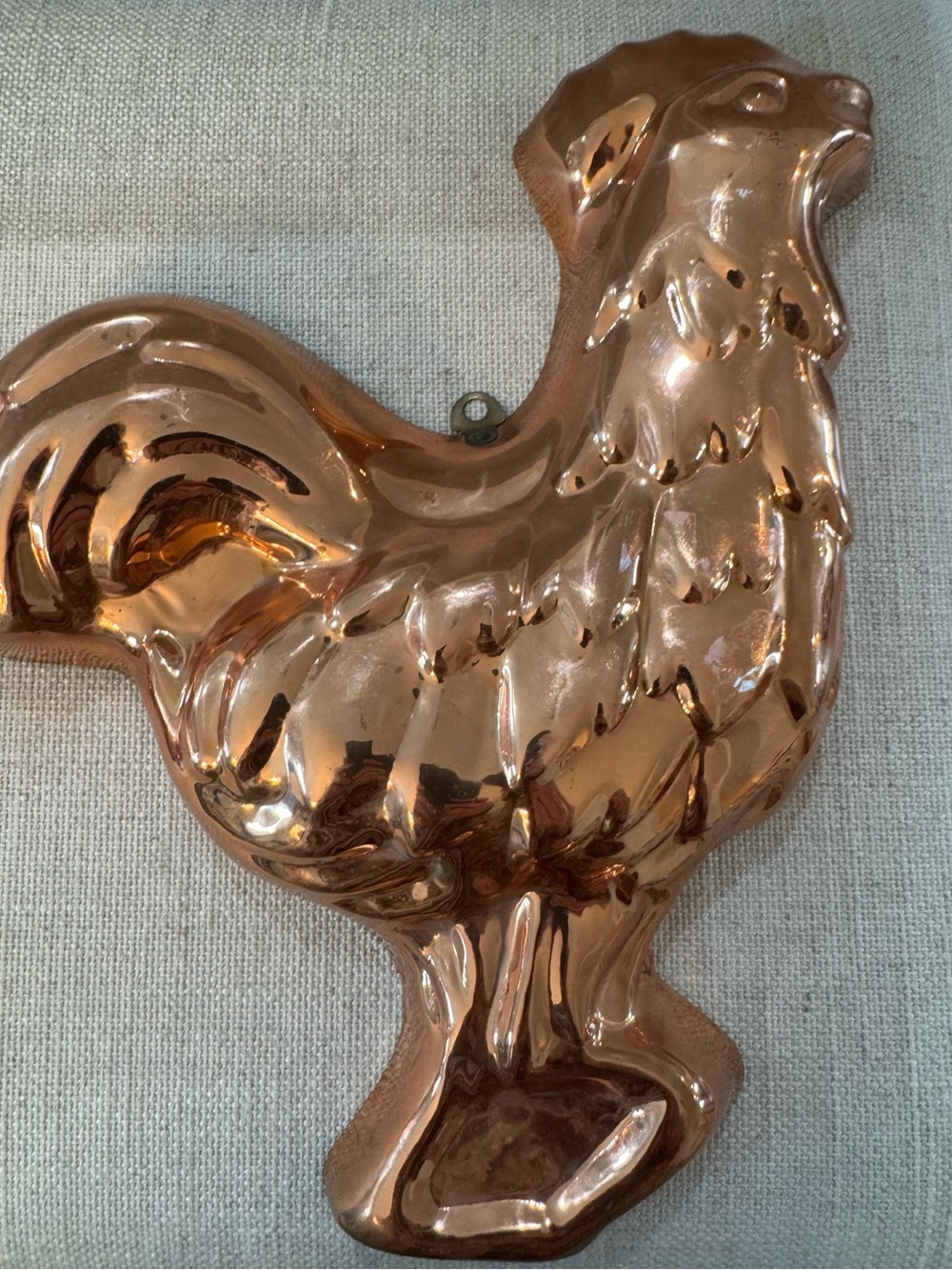 Vintage Copper Molds Kitchen Decor Rooster ๐ & Pineapple ๐ - Picture 3 of 6